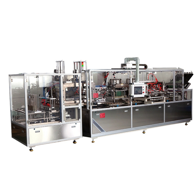 Tipo rotativo automático toda máquina de embalagem de blister de papel